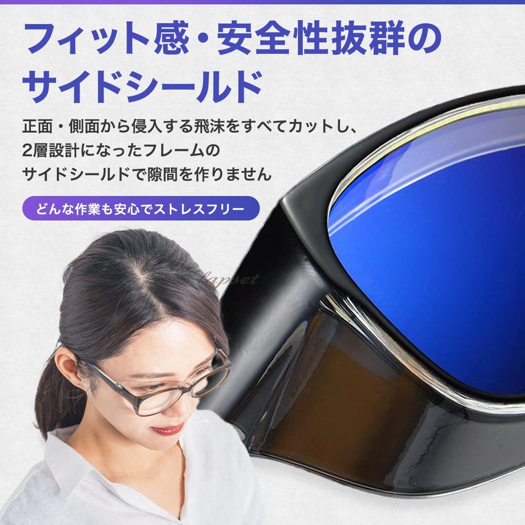 Lapset Protective Glasses (Supervised by Active Nurses) Anti-Fog Splash Infection Prevention Eye Guard Medical