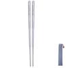 Boundless Voyage Titanové jídelní hůlky Skládací Přenosné 19,8 cm 8 cm ve složeném stavu Venkovní Kempování Grilování Kompaktní Snadné přenášení Lehké Přibližně 17 g