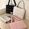 Embroidered Bow Business Briefcases Large Capacity Laptop Sleeve Case Bag Laptop Bag  Office Work