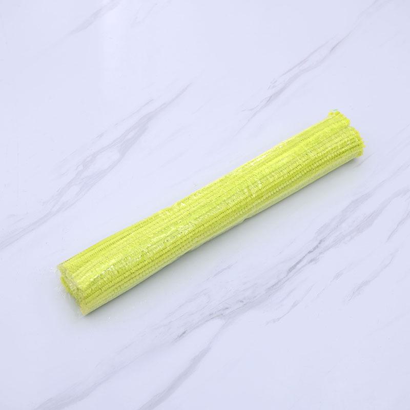 Chenille Stems Twist Sticks DIY Craft Pack for Kids - Solid Color Plush Strips