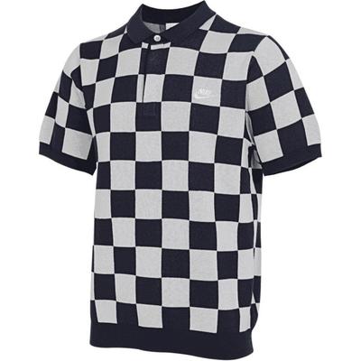 Casual Sport Plaid Pattern Short Sleeve Polo Shirt Men Tops Black Gray FN3423-410