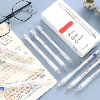 Black/Red/Blue Ink Gel Pen Quick Dry Writing Tools Minimalist Signature Pen  School Office