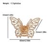 Pinza per Capelli alla Moda per Acconciature a Chignon, Treccine, Design Antiscivolo, Dettaglio Strass, Decorazione per Capelli, Accessorio per Capelli in Metallo