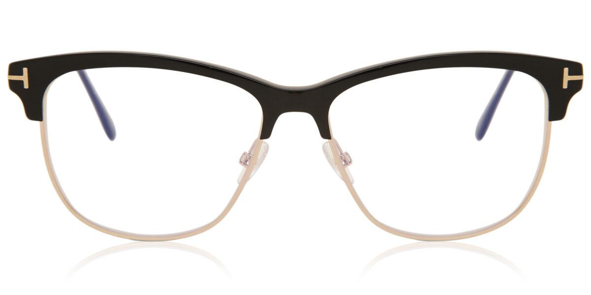 

Tom Ford Ft5546 B Blue Light Block 001 Women Eyeglasses Black/52