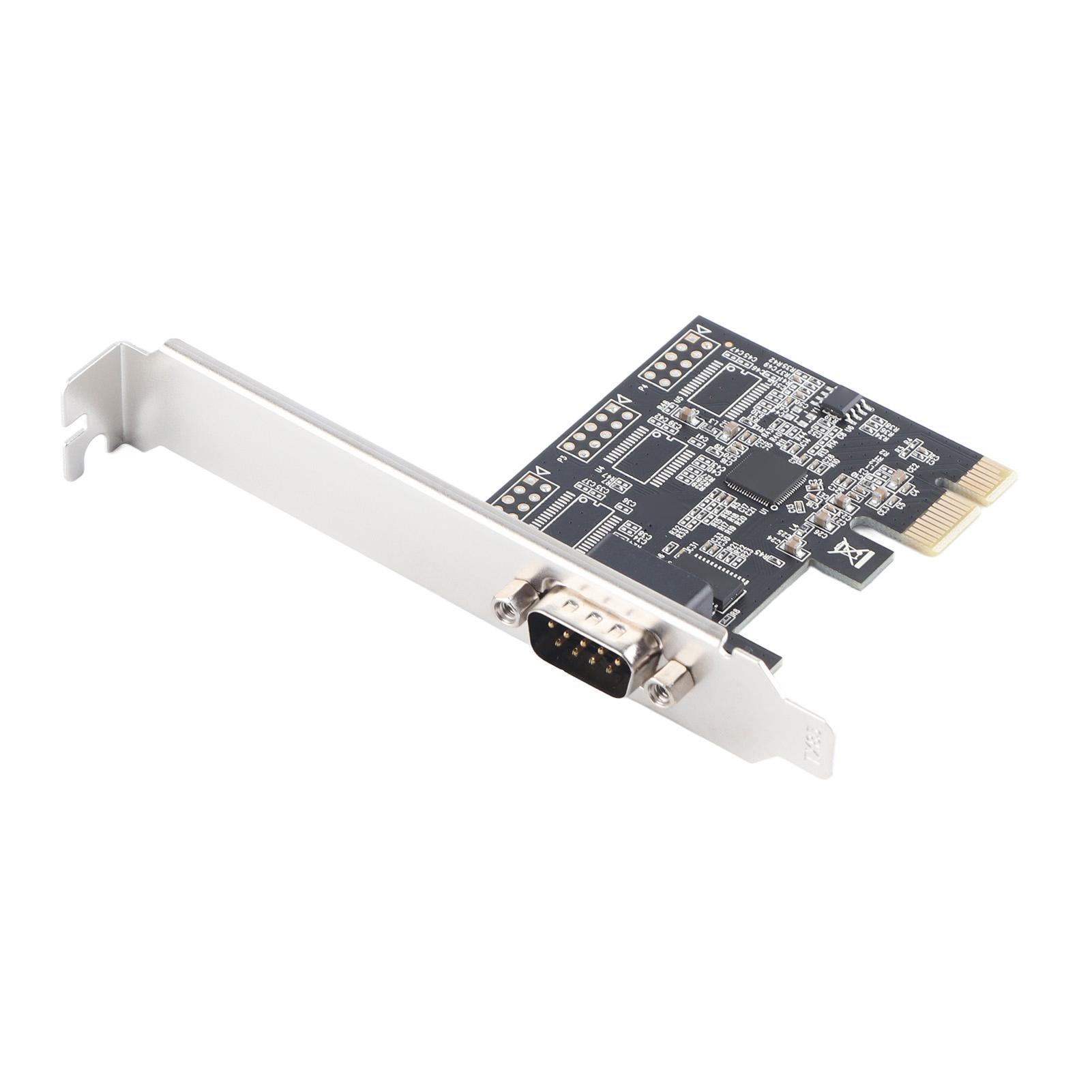 

PCI E to RS232 Serial Adapter Card High Speed Transmission PCI E Serial Host Controller Card for