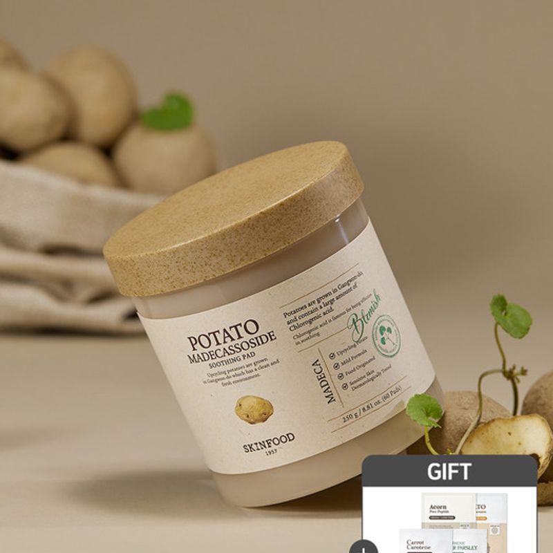 

[4 free Dangto Migam mask packs] 60 potato pads