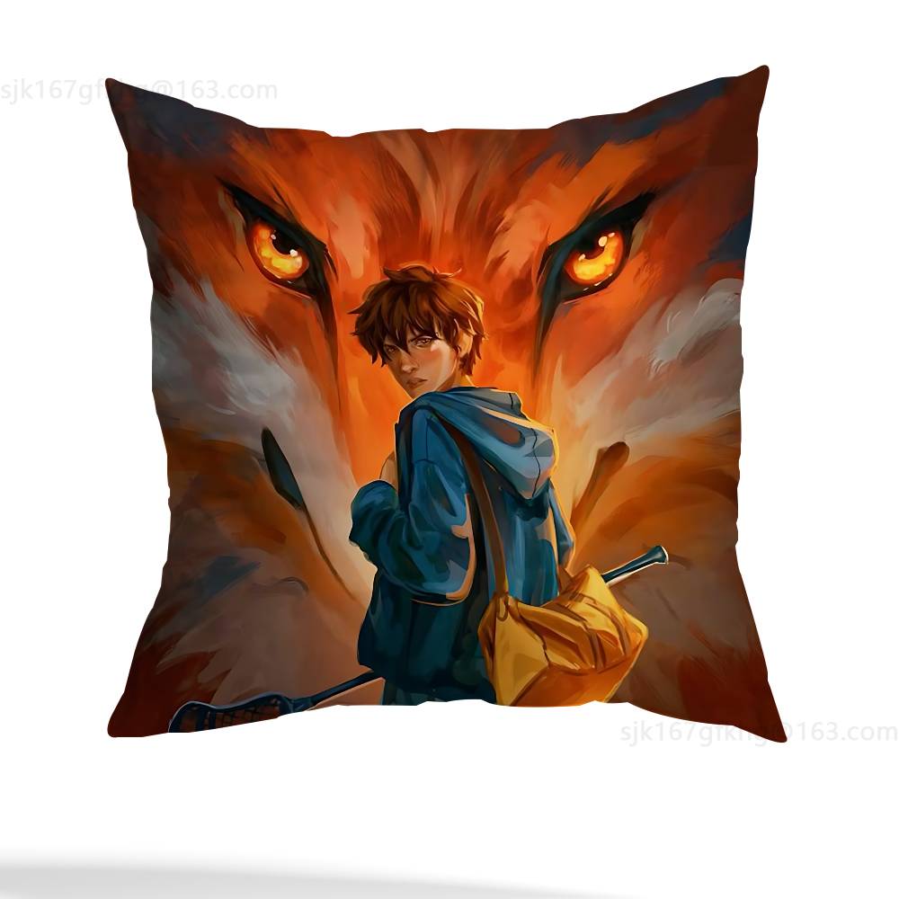 The Foxhole Court Pillow Case Square Double-Sided Printing Short Plush Sofa Cushion Cover Bedroom Bedside Pillow