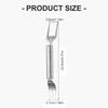 Pack of 2 Stainless Steel Duals Head Fruit Tool Efficient Watermelon Cutting Fork Ergonomic Quick Cleaning Device