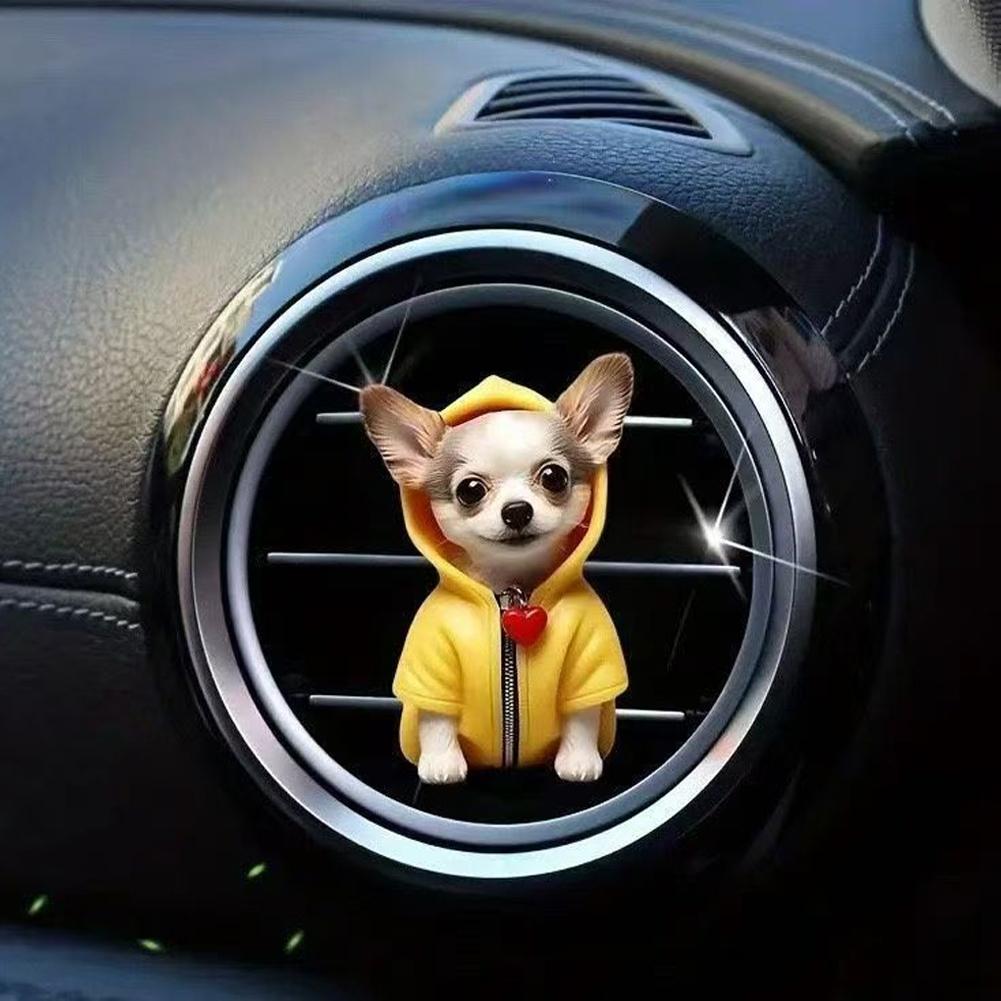 Cat Dog Car Air Freshener Diffuser Outlet Vent Perfume Clips Air Outlet Aroma Diffuser Ventilation Clip Car Interior Decoration