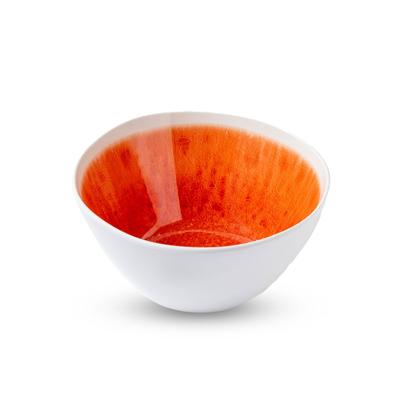 Abode Homeware Radiant Glaze Cereal Stylish Microwave and Dishwasher Perfect for and PON3059TBGCW Bowl, Shatter-Resistant, 15cm, Coral, Design, Safe,
