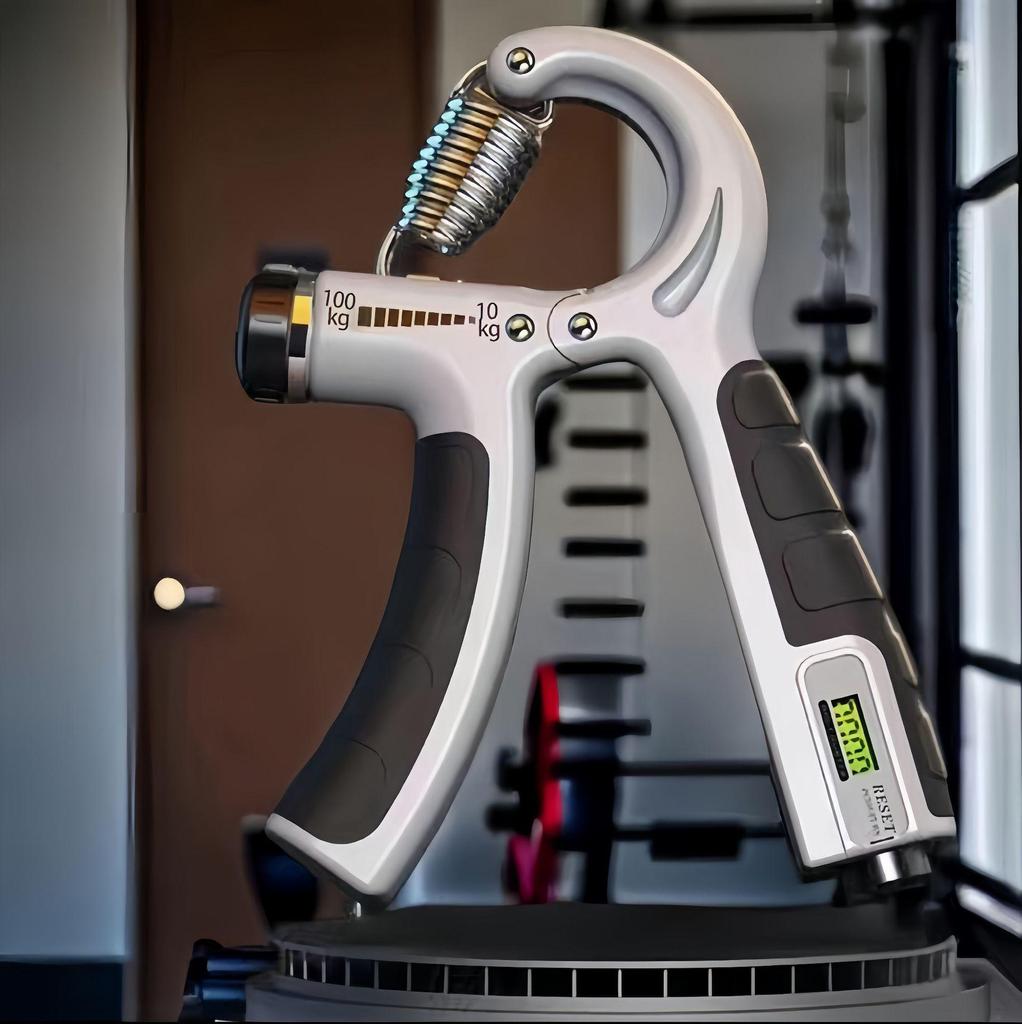 Adjustable 10-100kg Electronic Counting Hand Gripper - Unisex Fitness & Strength Exercise Device
