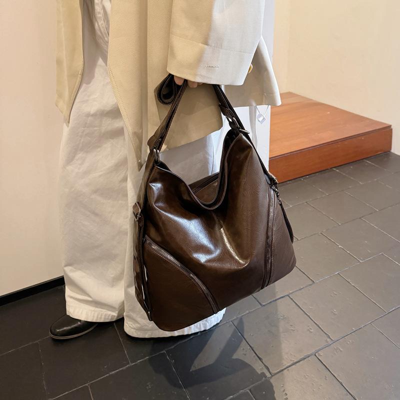 Single-shoulder Side-padded Bag, Large Capacity Casual Travel Backpack, Double-shoulder Bag, Women's Tote Bag