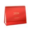 2026 Desk Calendar JAN 2026 - DEC 2026 Standing Flip Desktop Calendar 12 Months Planner with Twin-Wire Binding for Home Office School