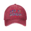 Let It Gogh Funny Vincent Van Gogh Starry Night Unstructured Baseball Caps Painting Distressed Denim Hats Soft Workouts Headwear