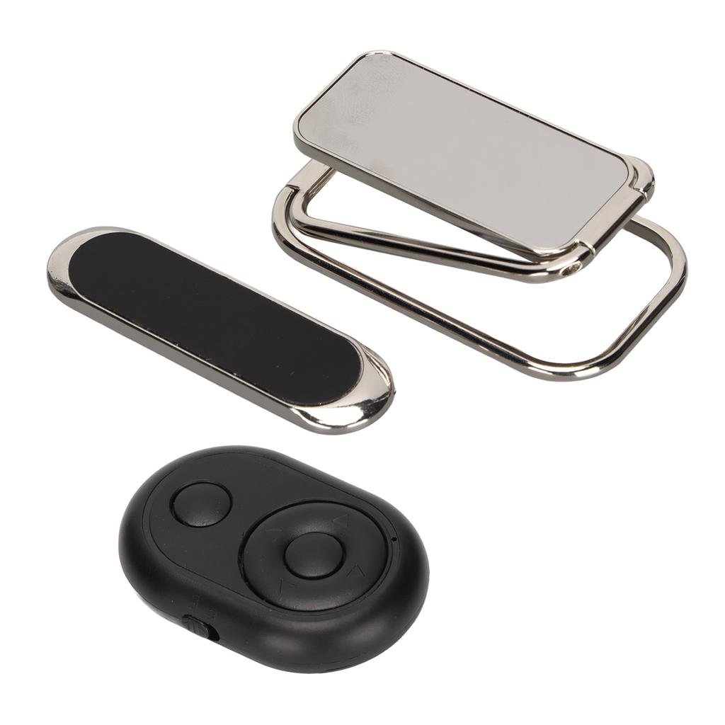 Bluetooth Camera Remote Control Multifunctional Mini Selfie Button Clicker with Brackets for