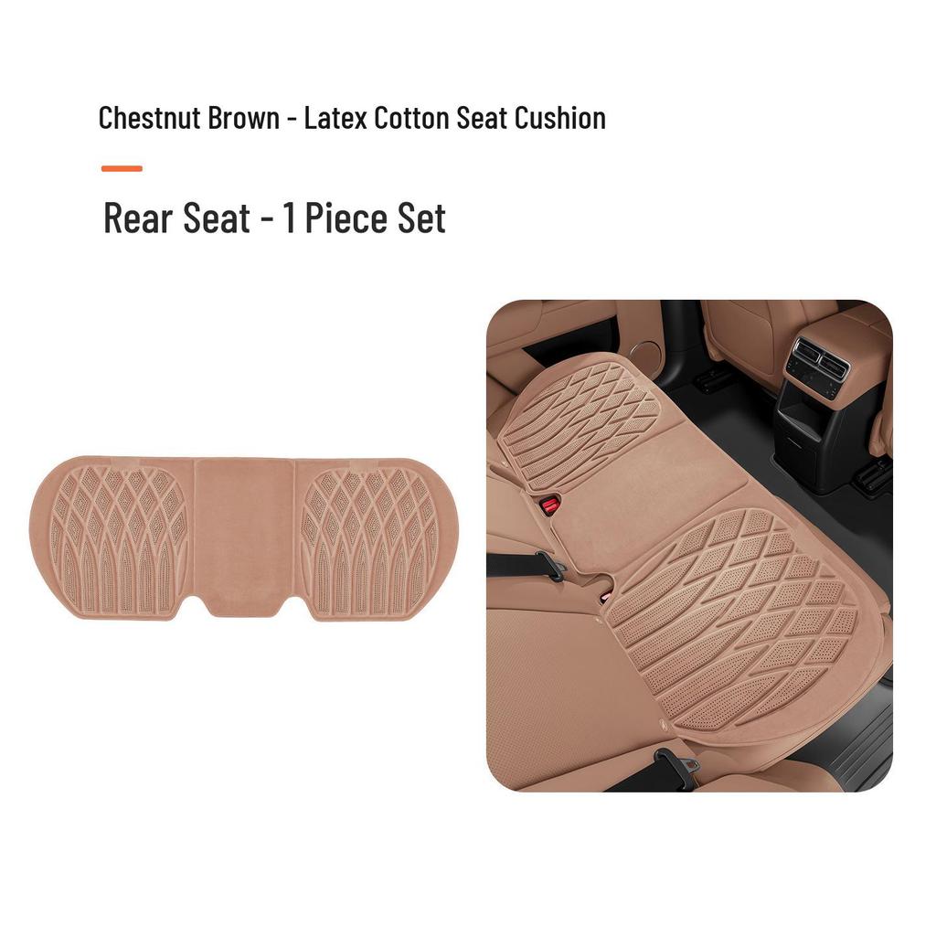 Universal Latex Cotton Seat Cushion for Haval H6/H9/M6, Big Dog, Xiaolong, Menglong, & Chitu - All-Season Interior Accessory.