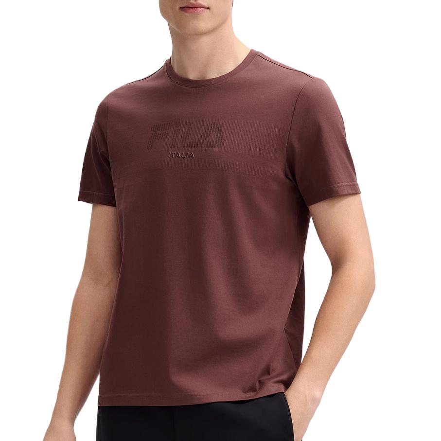 FILA T Shirt Men's Vermilion Dark Red F11M513102F-BN