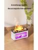 3D Fireplace Aromatherapy Machine: Colorful Flame Essential Oil Diffuser for Home
