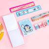 2Set Cartoon Cute Animals Surprise Stationery Set Portable Stationery Set Elementary School Children Stationery Set Kids Gifts