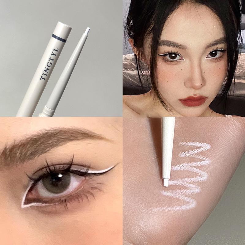 Matte Lying Silkworm Eyeliner Gel Stift Wasserdicht Nicht Verschmierend Schnell Trocknend Augen Liner Stift Teebraun Lidschatten Stift Make-up