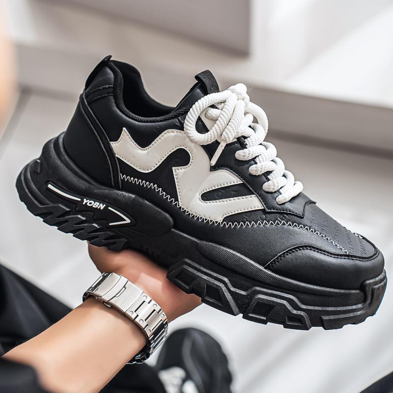 2026 New Trend Breathable Thick Sole Height Increasing Personality Versatile Casual Sports Fashion Men s Shoes Trend 39