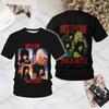 T-shirt Imprimé 3D Groupe Rock Motley Crue Hommes Femmes Mode Hip Hop Décontracté Manches Courtes Hauts T-shirts Vêtements Hommes T-shirt Enfant