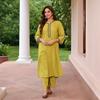 Indian Designer Top Tunic Cotton Slub Kurti Women Bollywood Party Wear Salwar Kameez Kurta Pant Set