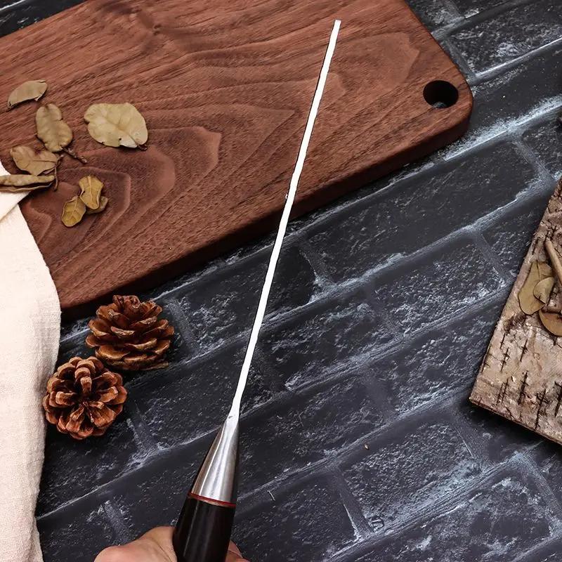 Forging hammer knife Carbon steel multi-purpose slaughter knife Stainless steel household kitchen knife Slicing meat knife