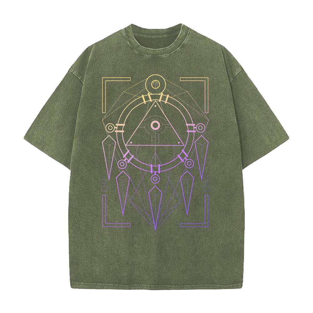 Anime YuGiOh Printed Tshirt Summer Short Sleeve Casual Cotton Tee Shirt Vintage Washed Oversized Tops Mens Clothing
