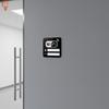 1/5Pcs Acrylic Mirror WiFi Sign Sticker For Public Places House Shops Handwriting Account And Password Wifi Notice Board Signs