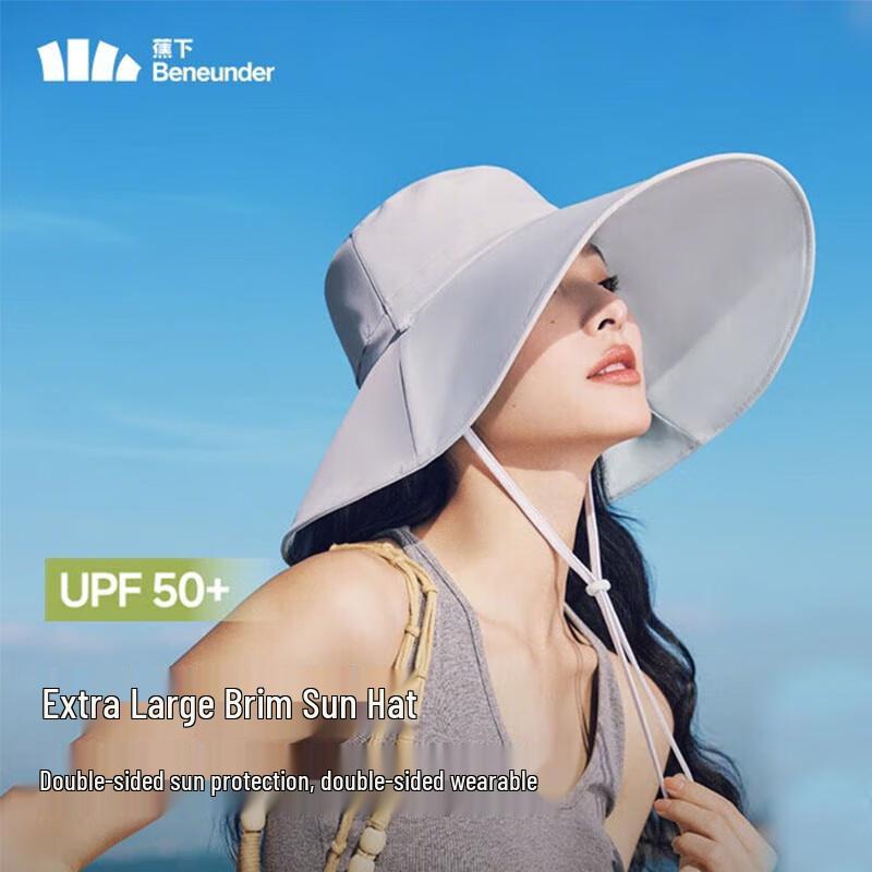 Bananaunder Women s Double-Sided Sun Protection Fisherman Hat One Size