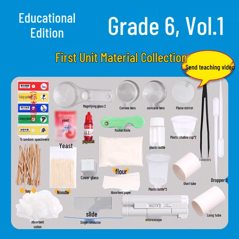 6th Grade Science Experiment Set: Semester 1 - Microscopic World Collection