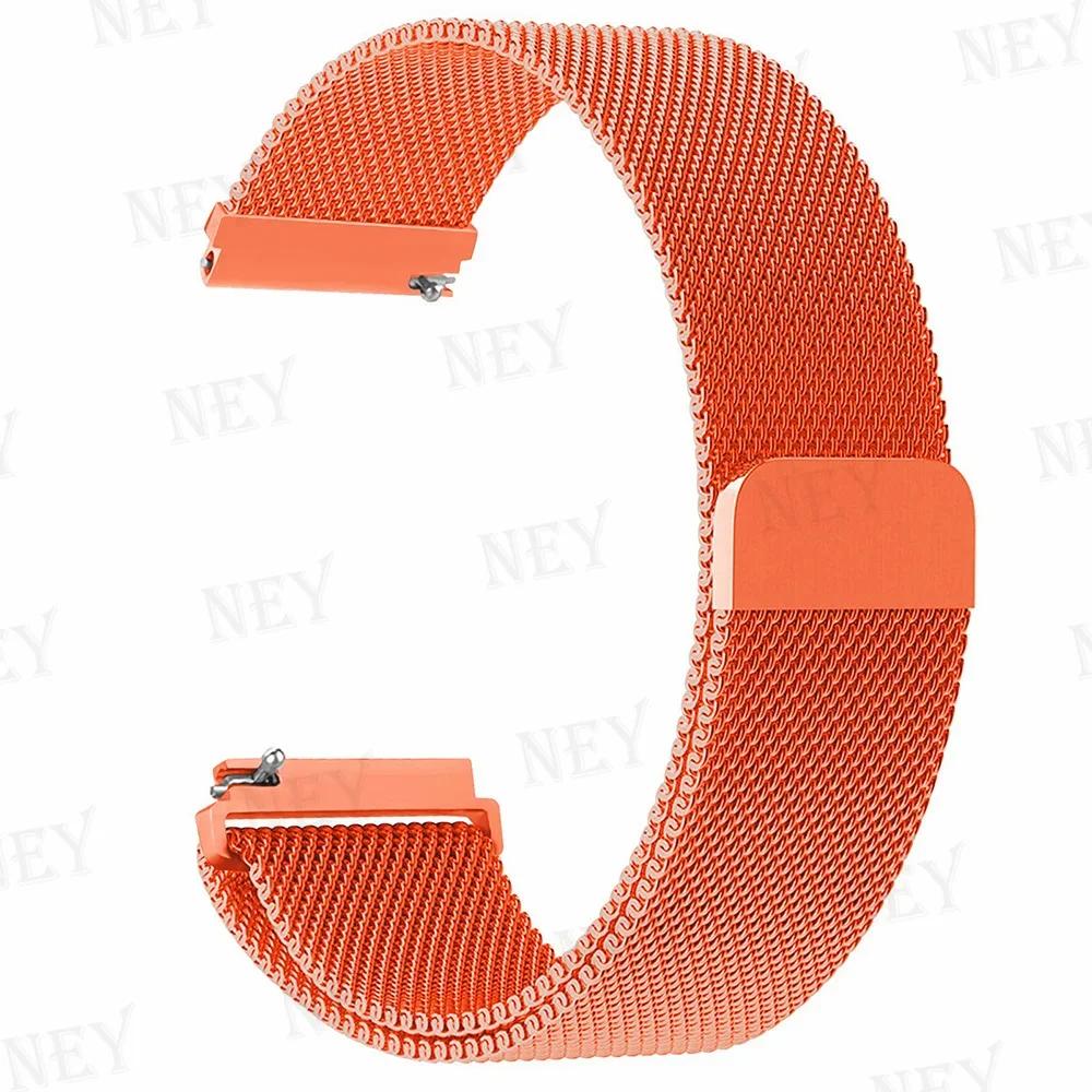 20mm/22mm Milanese Loop For Amazfit GTS/4/2e/3/2/GTS2 Mini/GTR 47mm/GTR2/3/4/Pro stratos Metal Bracelet Amazfit bip 3 pro strap