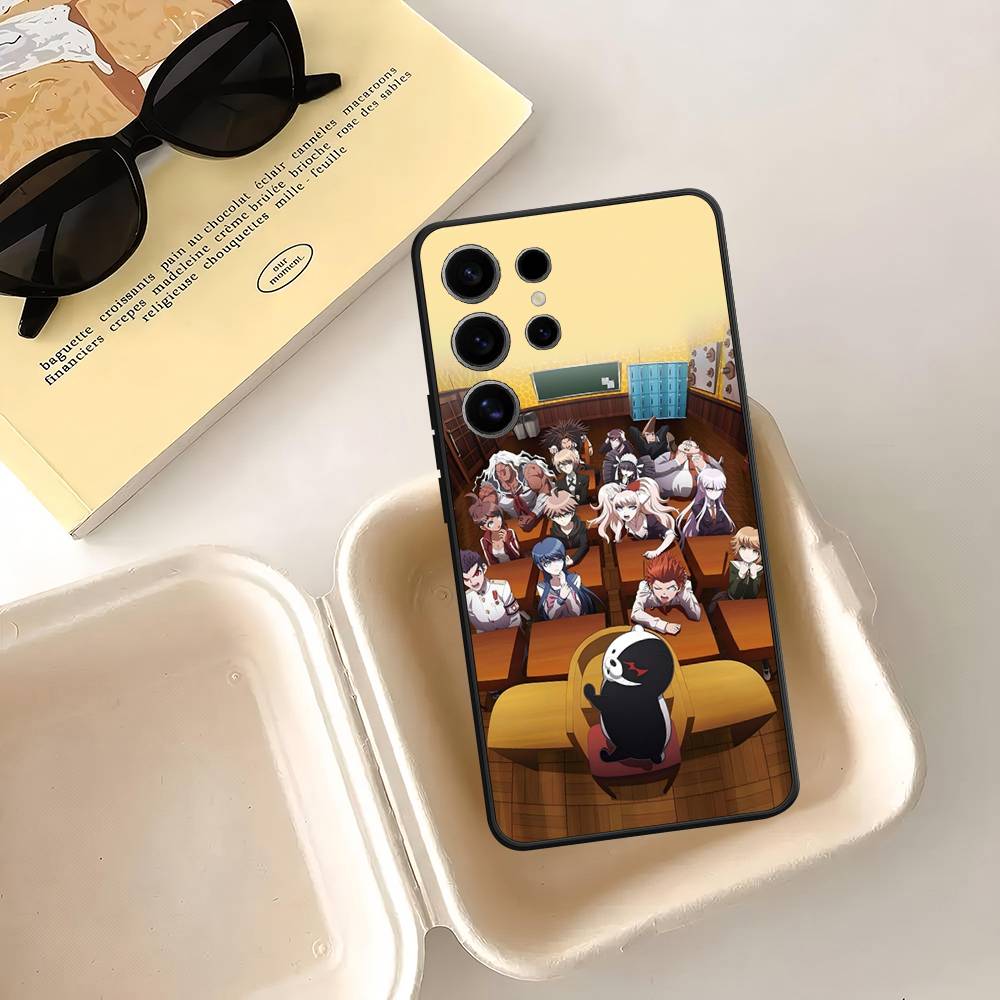 Danganronpa Junko Enoshima Monokuma Case For Samsung Galaxy Case S25 S23 S22 S21 S30 S20 S10 Ultra Plus FE TPU Soft Cover