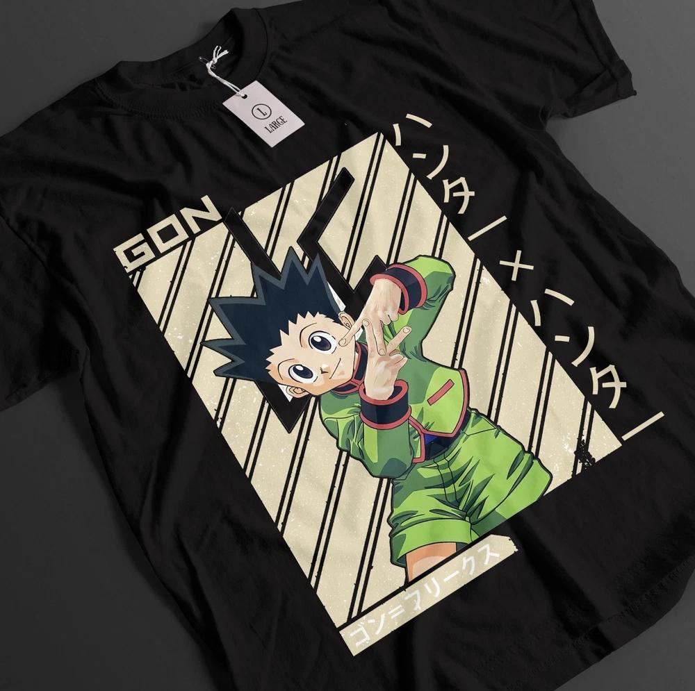 Hunter x Hunter Shirt Gon Freecss TShirt Killua Top HxH Hisoka Anime Unisex Tee S