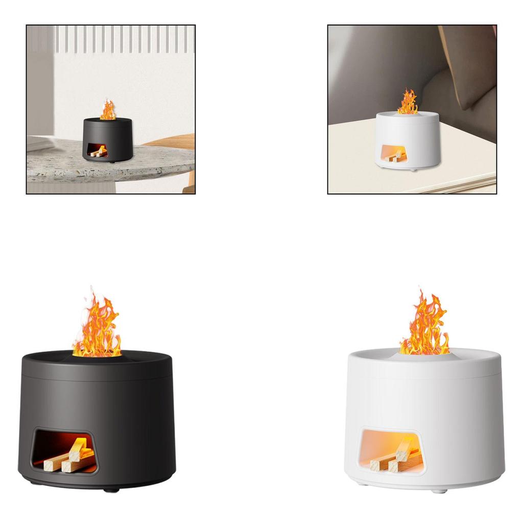 Nightlight Essential Oils Diffuser ABS Plastic 7 Color Mist Humidifier Home Air Moisturizer for Living Room