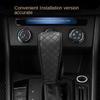 Universal PU Leather Non-Slip Car Gear Shift Knob Cover, Black Auto Parts Protective Driving Control Cover