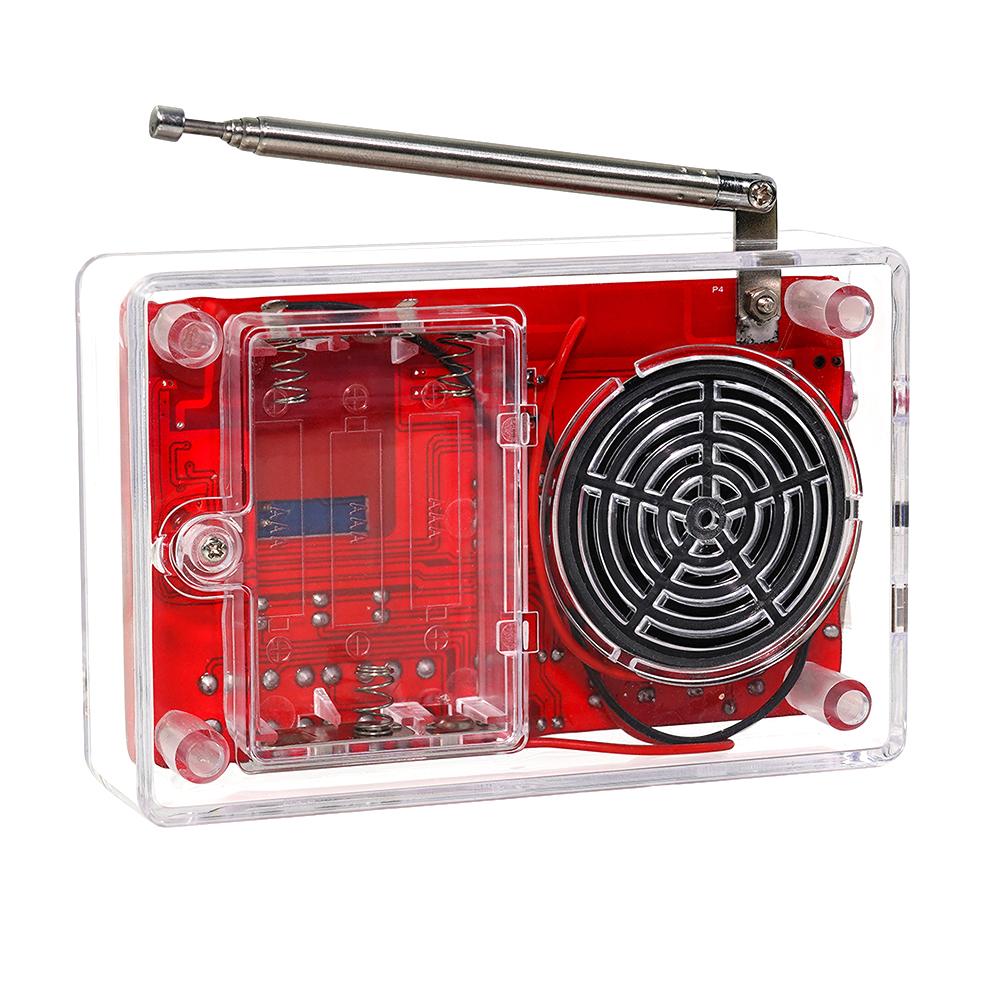 DIY FM Radio Electronic Kit 87-108MHz Adjustable Frequency Digital Display DIY Soldering Project Practice Solder RDA5807