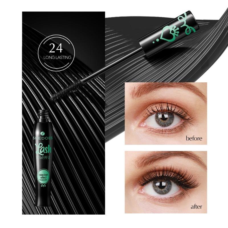 Sensation de maquillage de scène Mascara imperméable et résistant à la transpiration, allongement dense, pas facile à démaquiller