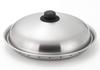 Yoshikawa Steamer Plate for Frying Pans, Compatible with 28-30cm Frying Pans, Made in Japan, Stainless Steel, Easy Steaming Plate for Frying Pans, SJ3