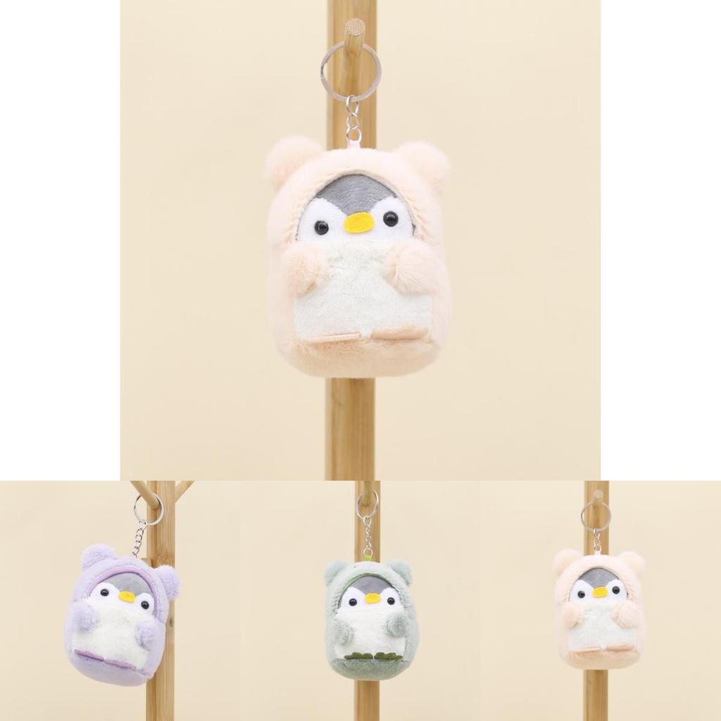 Adorable Plush Cartoon Penguin Keychain Cute Stuffed Animal Perfect For Gifts