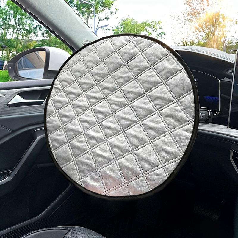 Universal Car Steering Wheel Cover, Heat-insulating, Sun-protective, And Compatible With Multiple Car Models