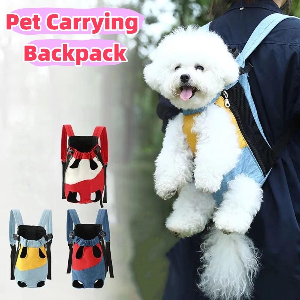 Breathable Pet Outing Bag Large Space Dog Backpack Durable Pet Carrying Backpack Daily Use