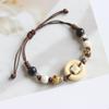Ethnic Style Artistic Woven Jingdezhen Ceramic Hand Rope Student Children's Bracelet