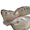 Maternal and infant grade A new puff yarn four-piece set, pure cotton naked bed sheet quilt cover, dormitory bed hat three-piece set
