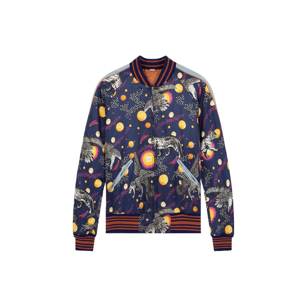 GUCCI Space Animals Silk Bomber Jacket 473303-Z451F-4921