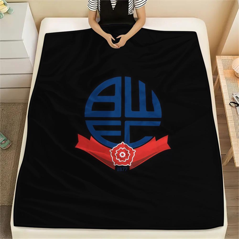 Bolton Wanderers F.C Flannel Blanket, High Quality Comfortable for All Seasons, Home Decor, Warmth and Comfort