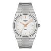 Tissot PRX (Pearl X) Men's Watch with Silver Dial and Bracelet, Officially Imported, T1374101103100