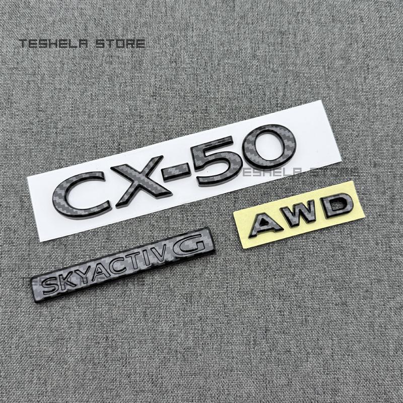 For Mazda CX-50 Car Modification Rear Marked Side Marking CX-30 Decorative Car-Sticker RearCX-60 CX-90 Trunk Fender Sticker Wcgvh11