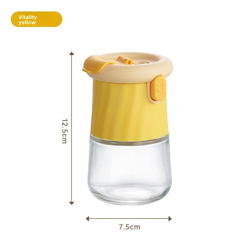 Kitchen Smiling Face Buckle Quantitative Seasoning Jar